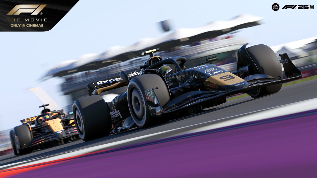 EASPORTSF1's tweet image. The @F1Movie Chapter Scenarios DLC will release on Monday at 10:00 UTC 🎬
In addition to this, music from @F1TheAlbum will be added to #F125 for all players to enjoy 🎧
📕 Patch Notes: forums.ea.com/blog/f1-games-…