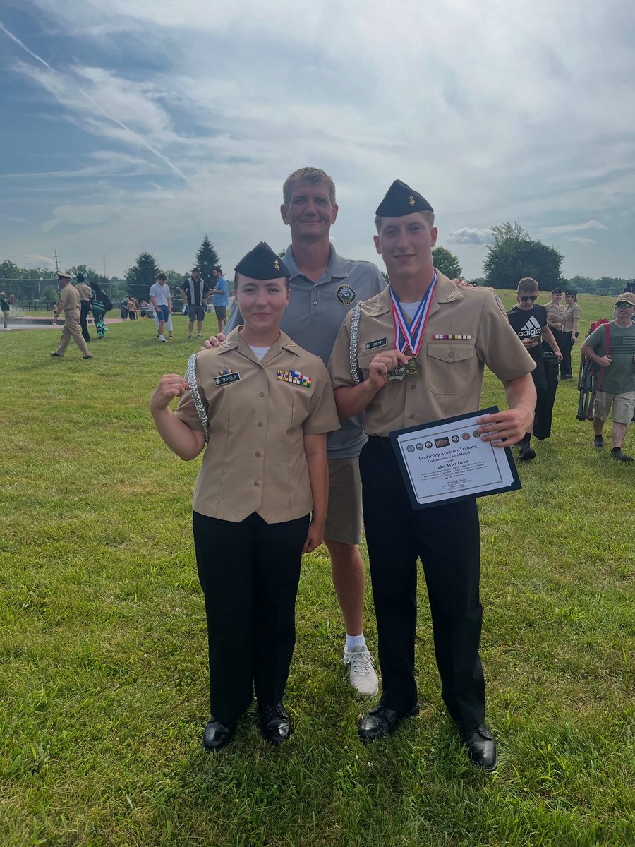 Very proud of the first two Steele NNDCC cadets to graduate from Camp Atterbury Leadership Academy! Way to go Hayden and Tyler!! #SteeleNNDCC