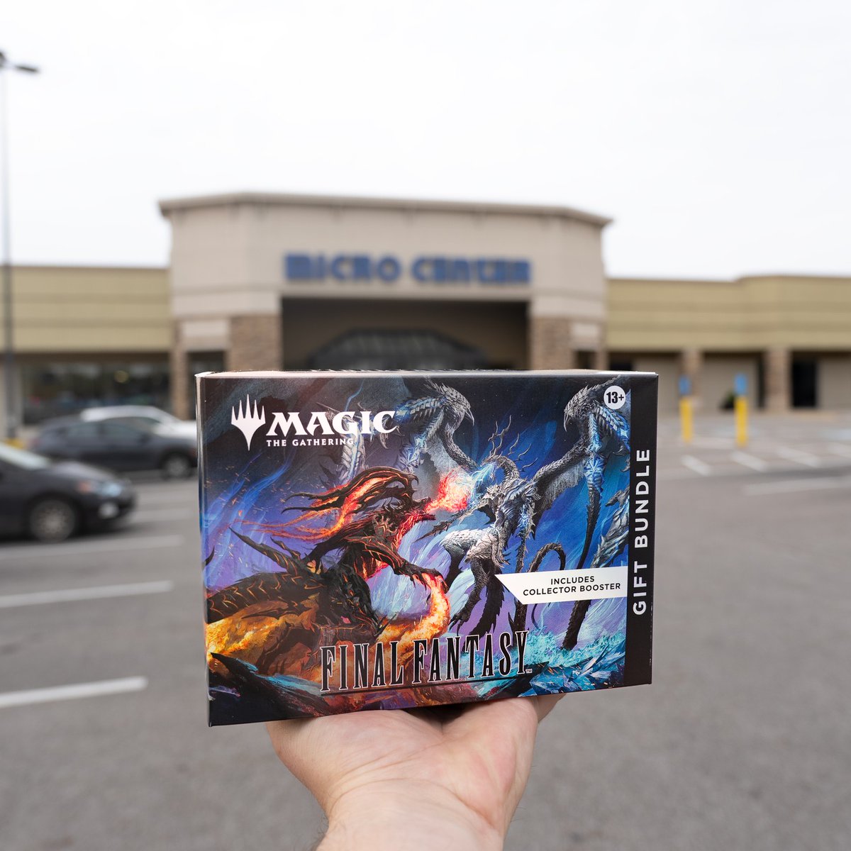 Starting at 10 AM local time you can get a Magic: The Gathering Final Fantasy Gift Box at your local Micro Center at MSRP! Starting at 10 AM local time you can get a Magic: The Gathering Final Fantasy Gift Box at your local Micro Center at MSRP!