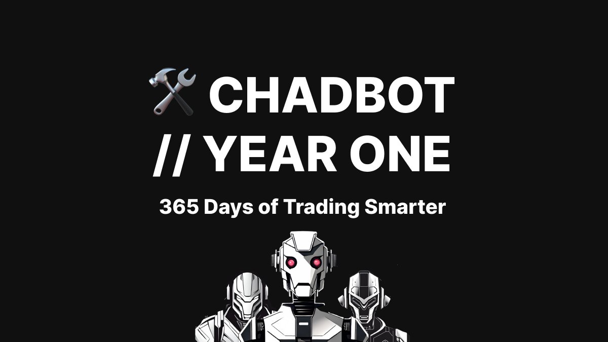 ChadbotApp's tweet image. CHADBOT is turning 1! 🎉

✅ 300k+ SOL traded 
✅ 65k+ NFT flips 
✅ 1yr nonstop grind

Huge thanks to everyone who's been part of it! 🦾

🚨 No fees until July — fully free to use
🎁 3 x CHADBOT NFT giveaway — follow + like + repost to join the raffle
🔗 chadbot.app