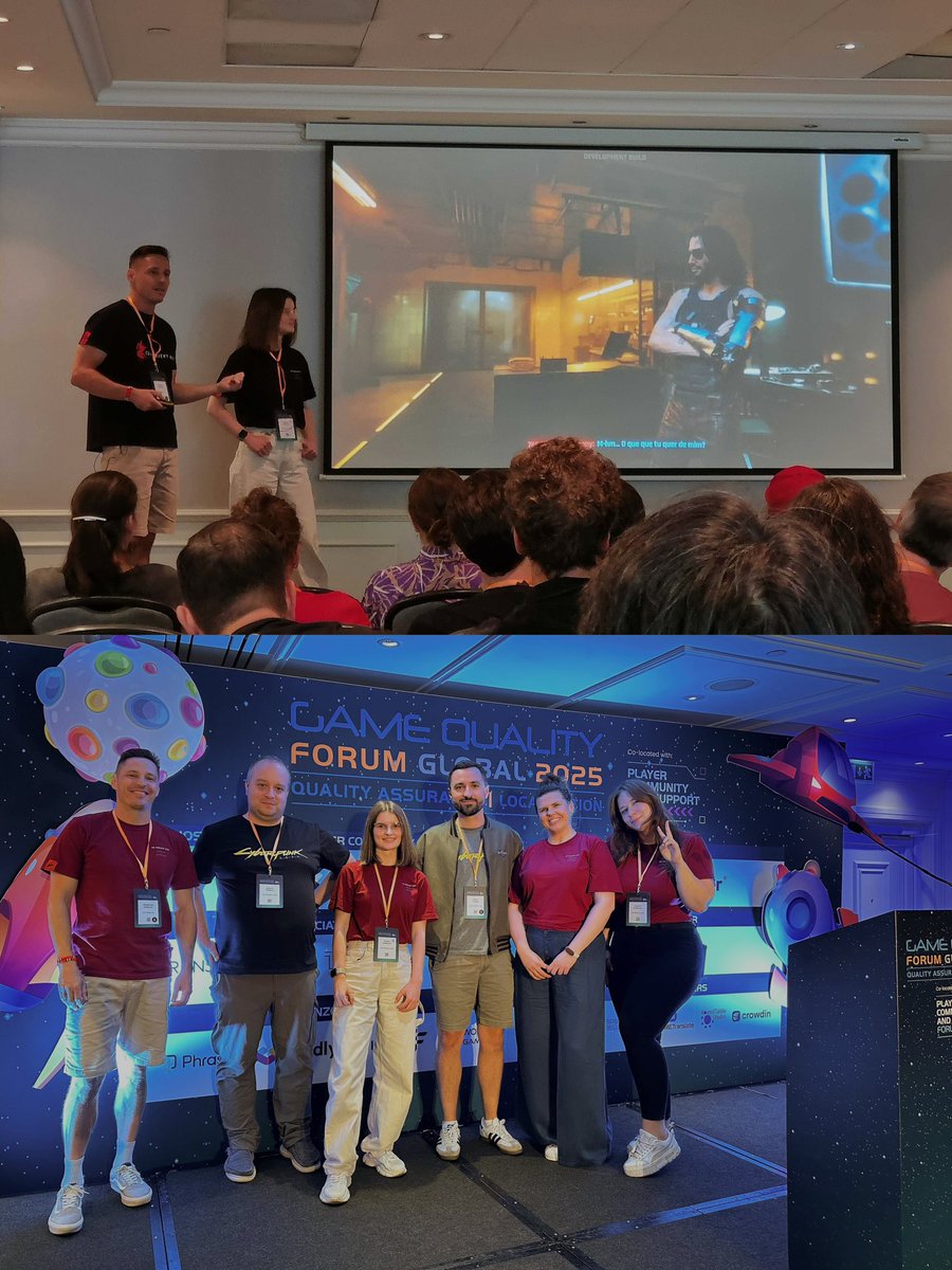 #GQF25 Game Quality Forum ‘25 is a wrap, and it’s easily my favourite event now! Had an immense pleasure to present and talk about VO pipeline automations with my partner in crime Deco, and to have so many fruitful conversations with the Loc industry professionals, thank you! 🙌🏻