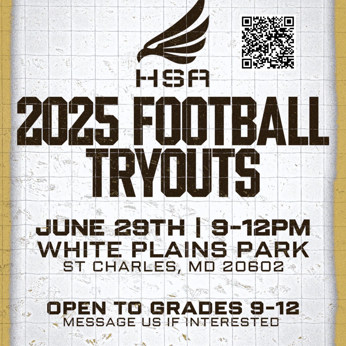 No charge and facility tour after combine‼️ 🦅 Come out and compete!
