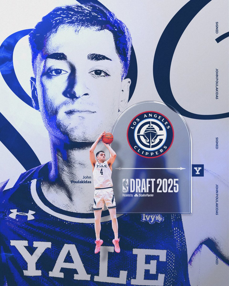 Yale Men's Basketball (@yalembasketball) on Twitter photo The beginning to his professional career.
John Poulakidas has signed with the <a href="/LAClippers/">LA Clippers</a>🖊️
#ThisisYale The beginning to his professional career.
John Poulakidas has signed with the <a href="/LAClippers/">LA Clippers</a>🖊️
#ThisisYale