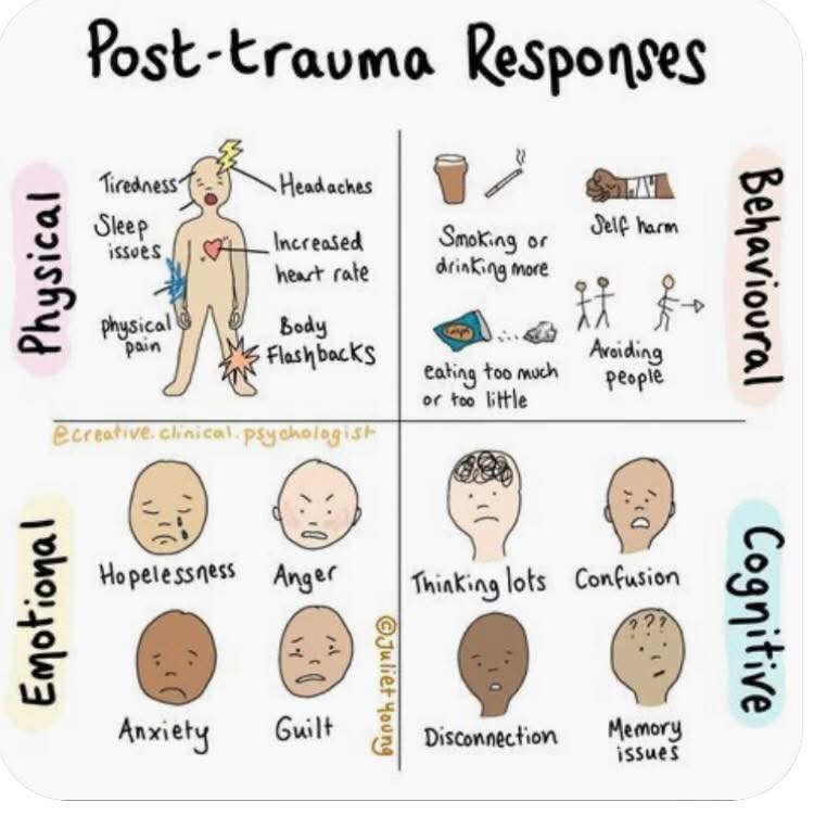 Post trauma responses.🧠🌱