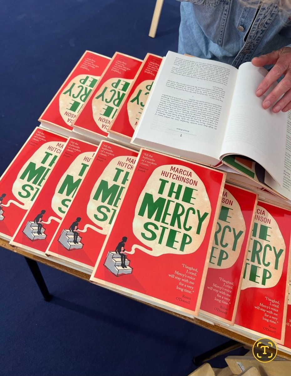 Marciathewriter's tweet image. I am reliably informed that they are sitting on plumped velvet cushions at the @bradfordlitfest Festival Hub Waterstones Shop ready for signing after the Writing The North Event.
bradfordlitfest.co.uk/event/writing-…
#BookTour
#TheMercyStep
#Debutnovel