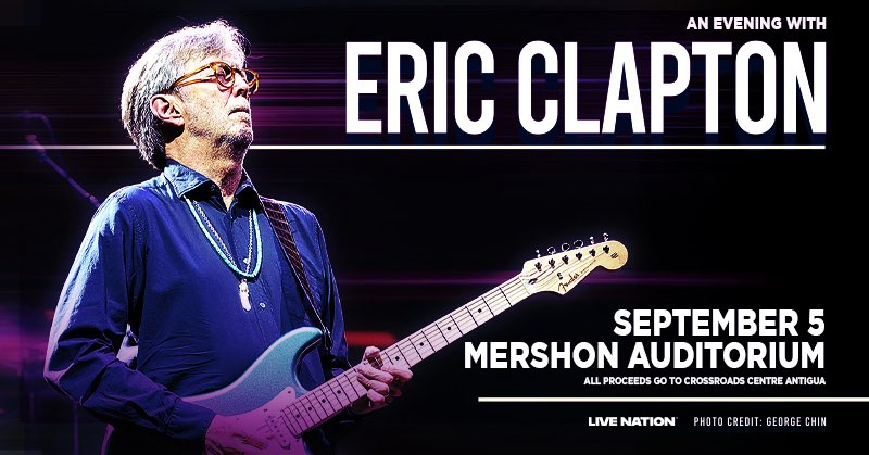 An evening with Eric Clapton at Mershon Auditorium on September 5 is officially SOLD OUT!
