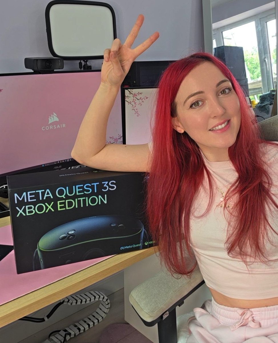 TigressX π EGX (@tigress_x) on Twitter photo Meta Quest 3S Xbox Edition is here!
Video incoming π
<a href="/MetaQuestVR/">Meta Quest</a> <a href="/Xbox/">Xbox</a> <a href="/xboxuk/">Xbox UK</a> Meta Quest 3S Xbox Edition is here!
Video incoming π
<a href="/MetaQuestVR/">Meta Quest</a> <a href="/Xbox/">Xbox</a> <a href="/xboxuk/">Xbox UK</a>