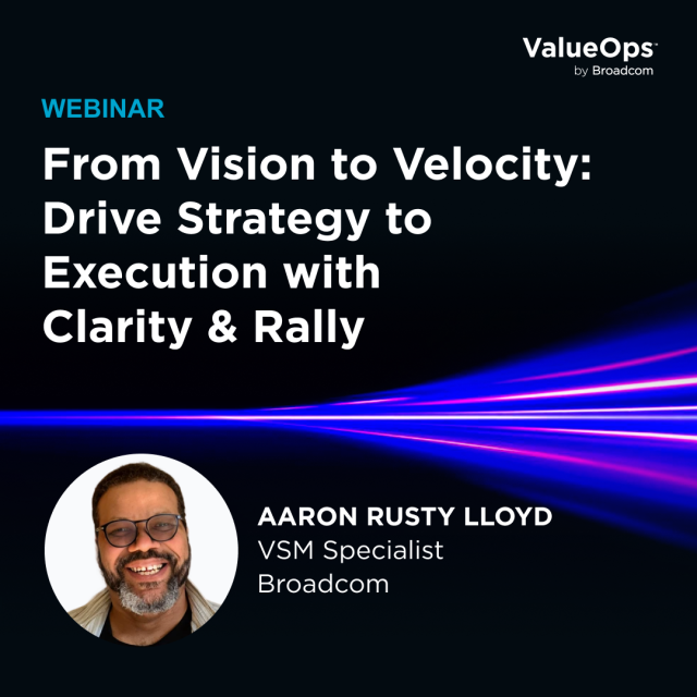 AaronRustyLloyd's tweet photo. Your strategy isn’t broken — it’s just stuck. Most teams lose millions in the gap between planning and execution. Join our Webinar on July 22 at 2:00 PM ET, and see how Clarity and Rally help you turn vision into results. #ValueOps Register Now 👉 https://t.co/MnKRt9GkMK https://t.co/WvKv67e7UR
