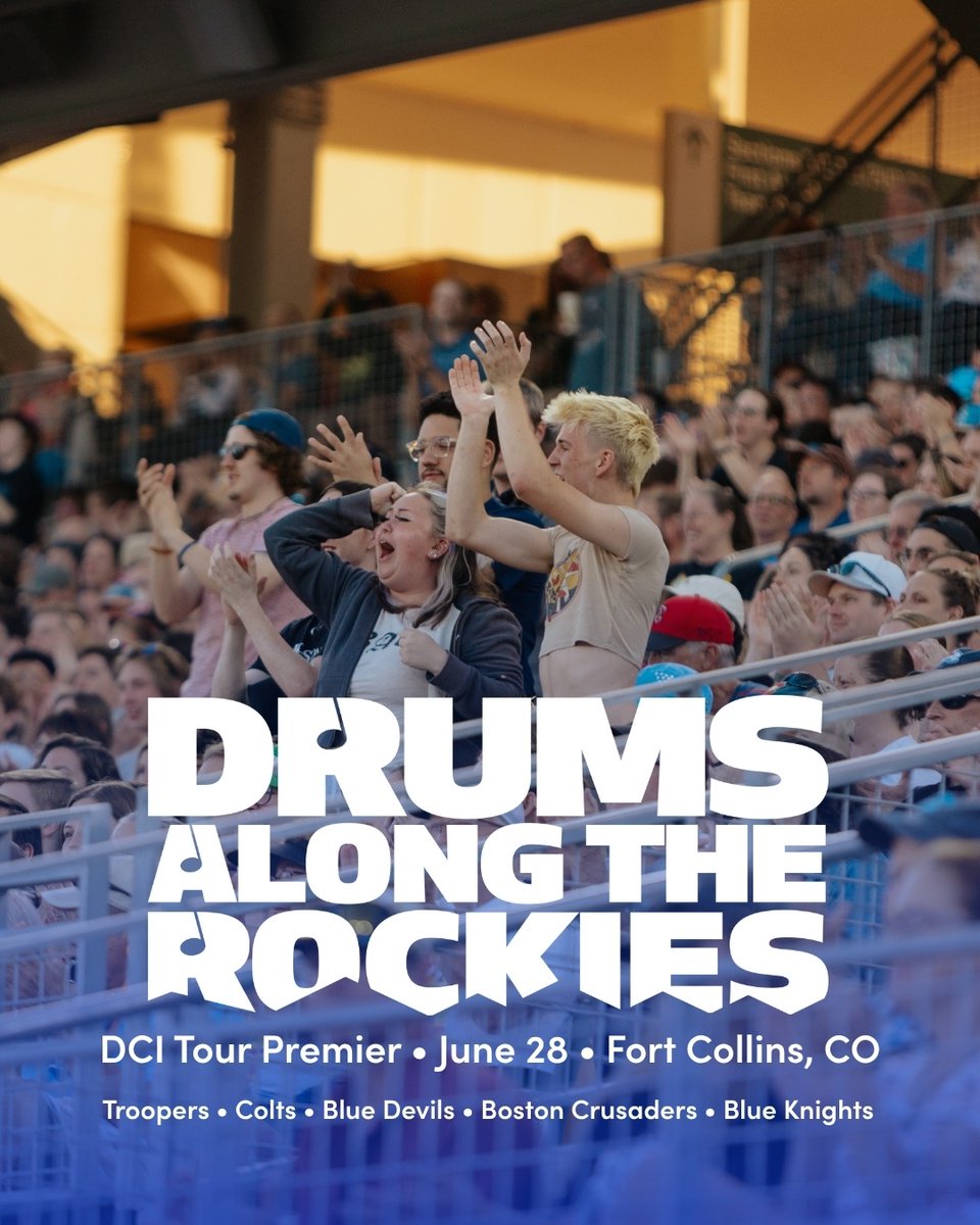 It all starts tomorrow! 😁 Join us for Drums Along The Rockies for the tour premier of #DCI2025!

🎟️: drumsalongtherockies.com

#BlueKnights #DRiP #DrumCorps #DrumsAlongTheRockies