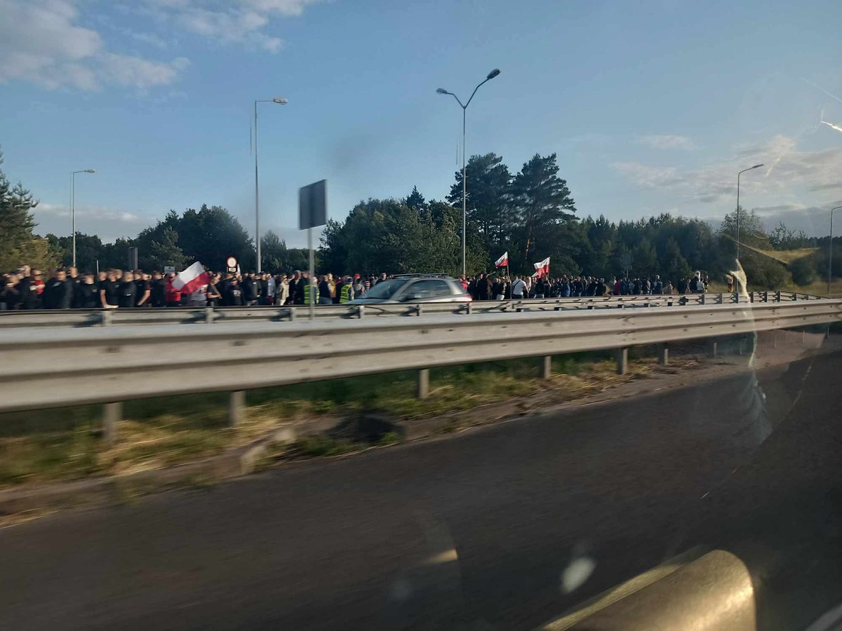 Przejście graniczne w Lubieszynie pełne patriotów!