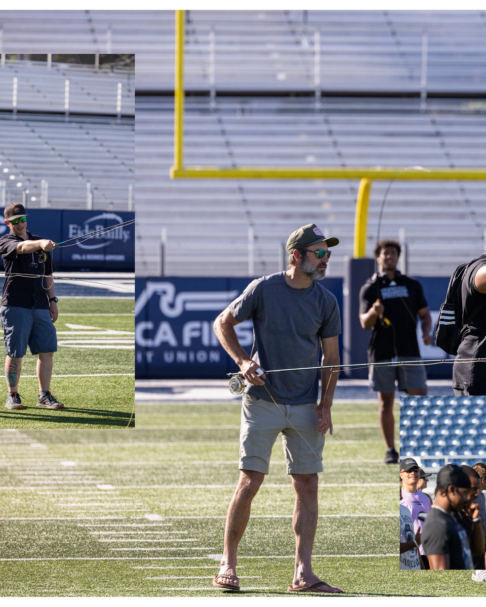 ɢᴏɴᴇ (ꜰʟʏ) ꜰɪꜱʜɪɴ’🎣 (2/3)

Special thanks to Matthew Killam and Reno Fly Shop for spending some time teaching our guys all about fly fishing last night!

#RiseTogether