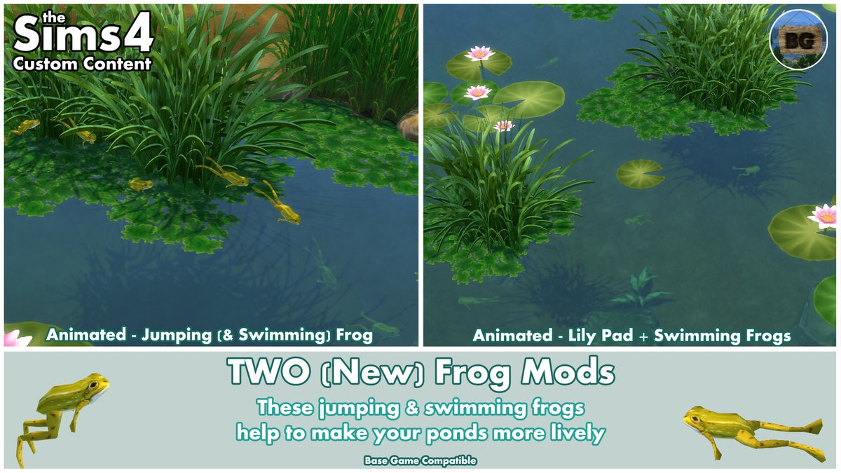 🎉'New' Updated Mods:2 Frog mods🎉
I've updated 2 Frog mods.
For more info and the download links, click below.
🔽patreon.com/posts/132099185

#TheSims4 #Sims4 #TheSims4Mods #TheSims4CustomContent #TheSims4CC