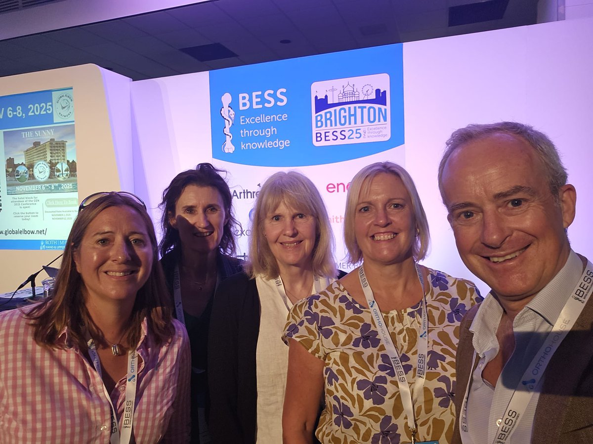 Proud to be part of the local organising committee for #BESS2025 . ..Thank you everyone for joining us <a href="/bessconference/">British Elbow & Shoulder Society</a> <a href="/physio_dan/">Dan Nicholls</a> <a href="/sjb0001/">sarah bell</a> @magcclarke