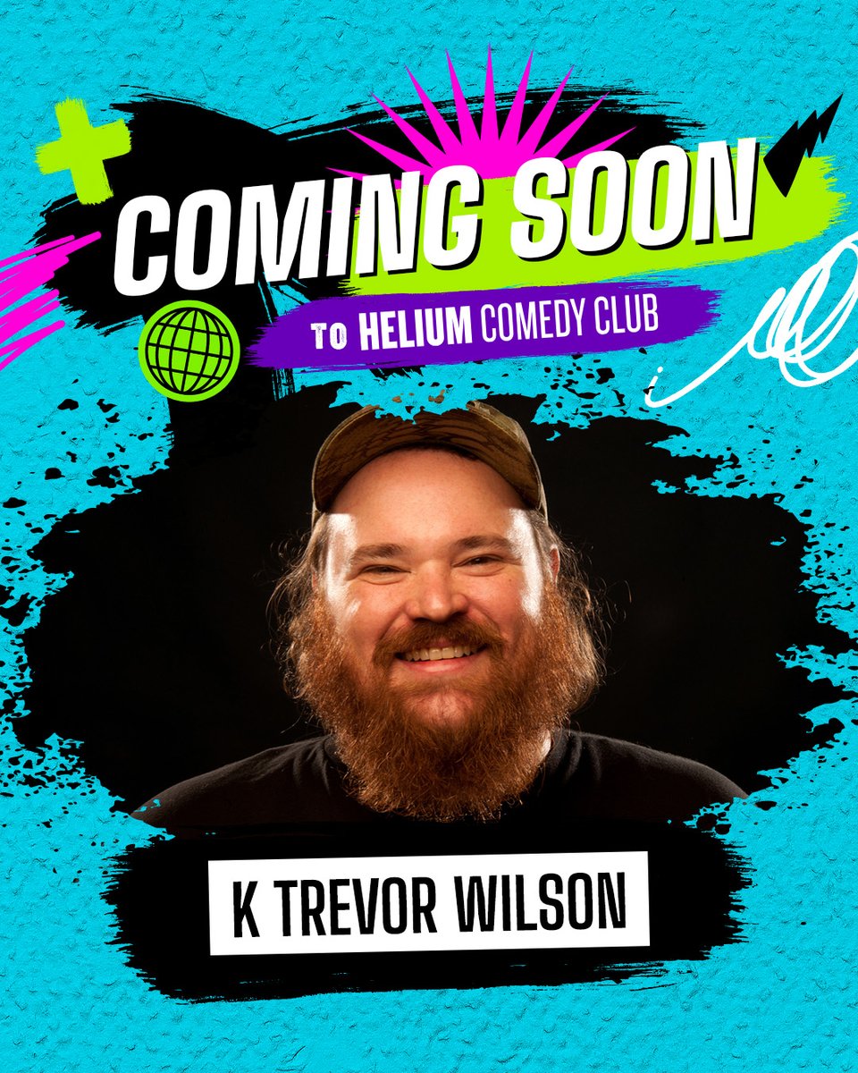 Helium Comedy PDX (@heliumcomedypdx) on Twitter photo Seen on "Letterkenny" <a href="/KTrevorWilson/">K Trevor Wilson</a> is coming to Helium!
🎟️ July 3 - 6 🎟️
Get tickets now: bit.ly/4lk3478 Seen on "Letterkenny" <a href="/KTrevorWilson/">K Trevor Wilson</a> is coming to Helium!
🎟️ July 3 - 6 🎟️
Get tickets now: bit.ly/4lk3478