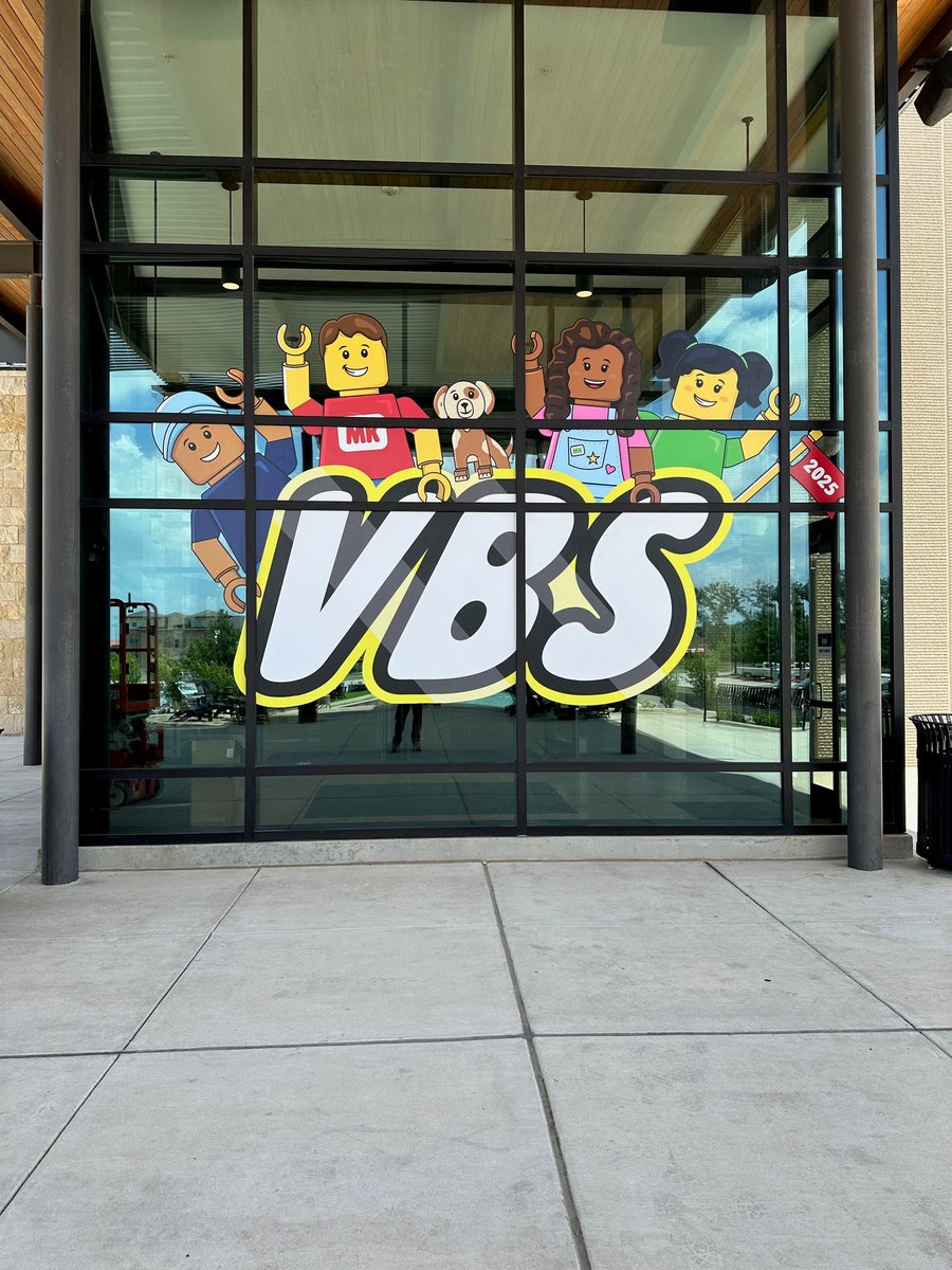 SignaramaNFW's tweet image. We loved partnering with Milestone Church to bring their Lego-themed Vacation Bible School to life! 🧱✨
Our team created bright, colorful window decals that turned their space into an immersive Lego adventure for kids. 📞 Signarama North Fort Worth/Keller
#CustomSigns