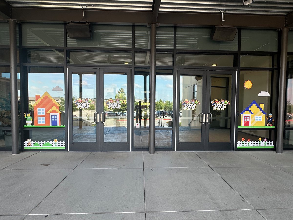 SignaramaNFW's tweet image. We loved partnering with Milestone Church to bring their Lego-themed Vacation Bible School to life! 🧱✨
Our team created bright, colorful window decals that turned their space into an immersive Lego adventure for kids. 📞 Signarama North Fort Worth/Keller
#CustomSigns