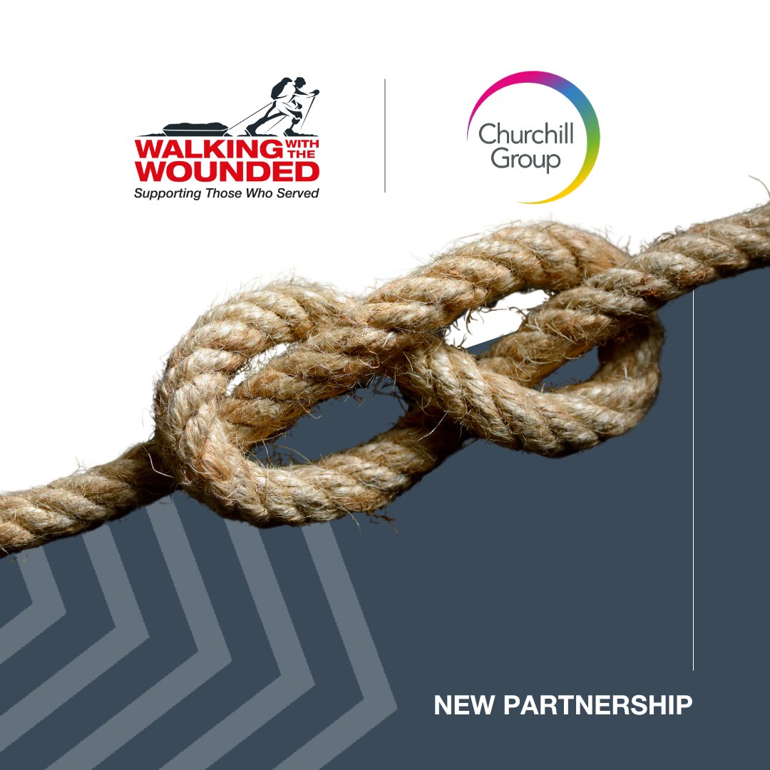 supportthewalk's tweet image. We’re delighted to announce our new partnership with Churchill Group.
Their commitment to social value and supporting the Armed Forces community makes them a natural fit for Walking With The Wounded.
We look forward to working together for those who have served.