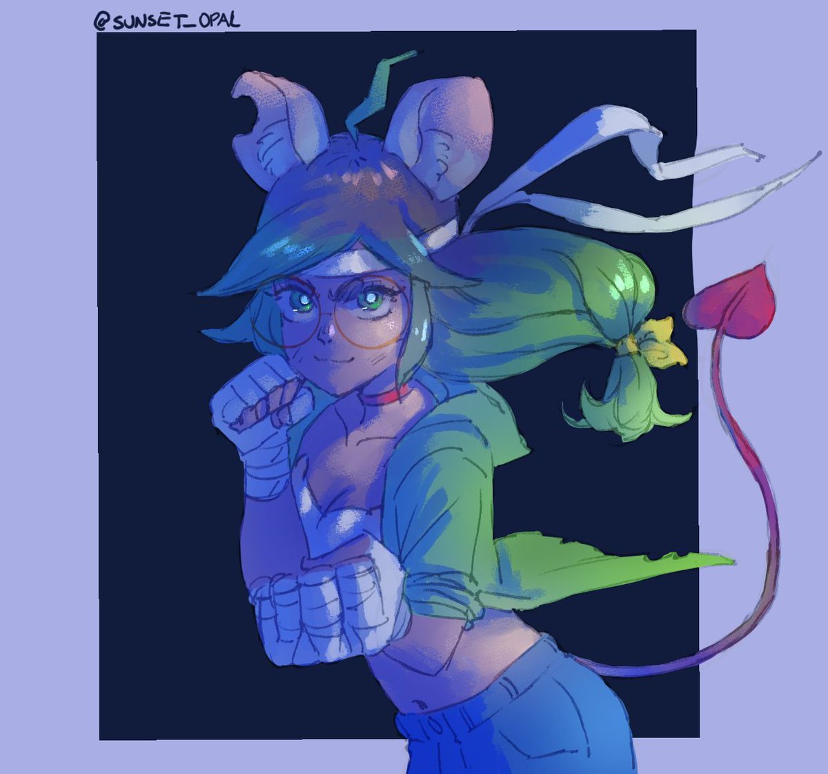 sunsetopal_art's tweet image. Drew this for @iviarche back when my ko-fi commissions were open. thank u again for the commission friend, this was a lot of fun to make !
#digitalart #vtuberart #ocart