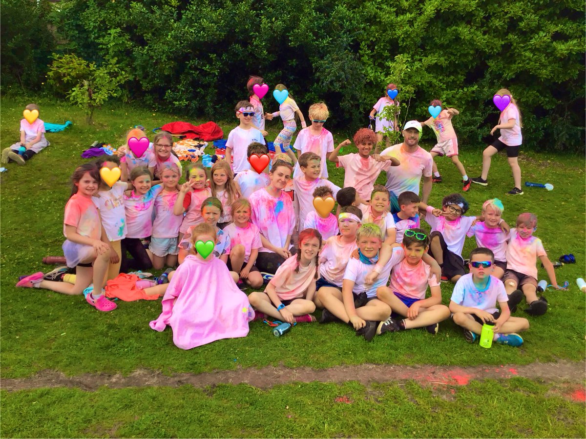 GaytonPrimary's tweet photo. We had SO much fun this afternoon for our first ever colour run! Thank you those who organised @GaytonPta 🩷��️🧡💛💚🩵💙💜 https://t.co/nDcRiEk1pw