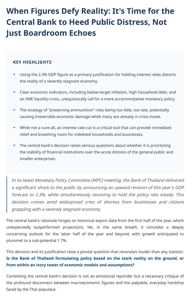 CaterpilaBlue's tweet photo. 8/8
When Figures Defy Reality: It's Time for the Central Bank to Heed Public Distress, Not Just Boardroom Echoes
#EconomicReality #RateCutNow #PolicyDebate
#SMECrisis #HouseholdDebt https://t.co/bdmppzULKB