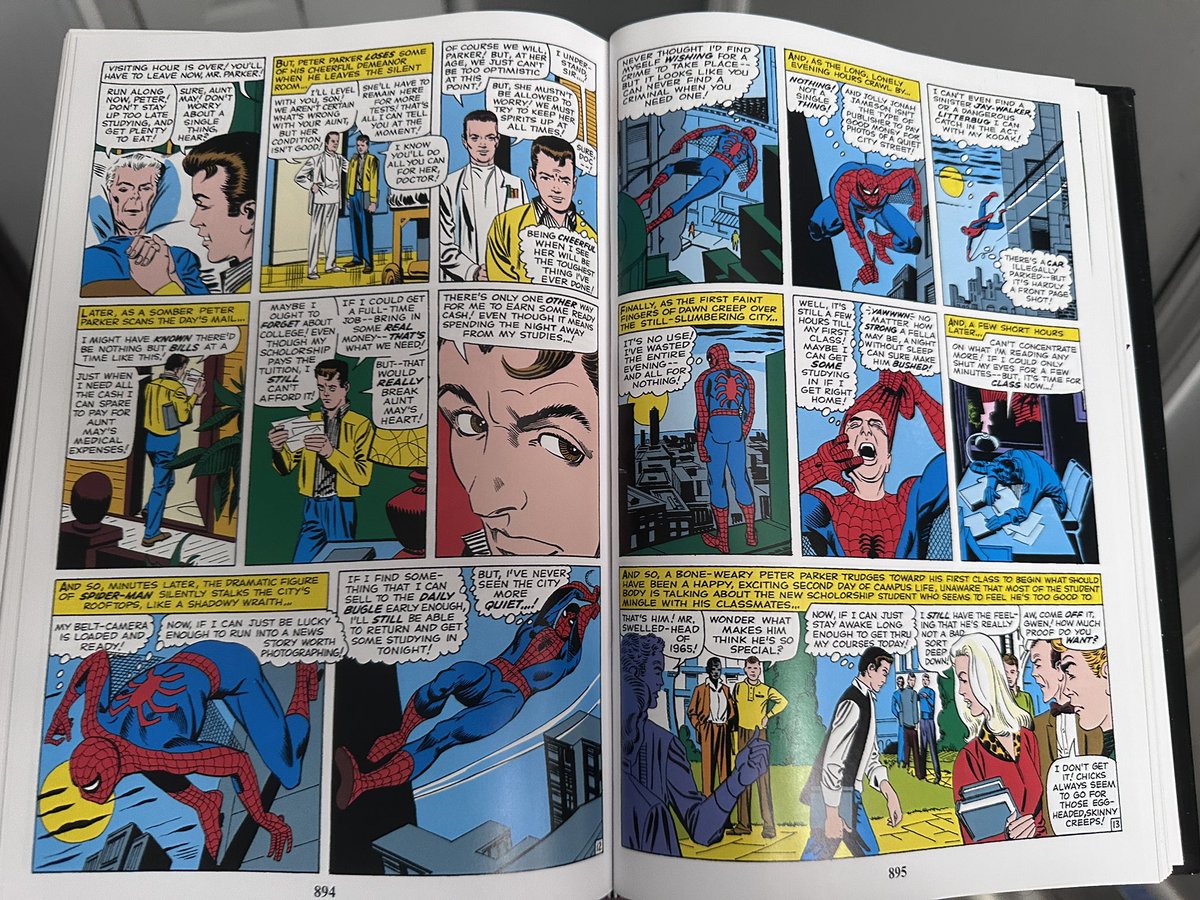 couchdoodles's tweet image. Ditko. Amazing Spider-man 31. Pencil breakdowns versus the final product. It’s really cool to see process like this.