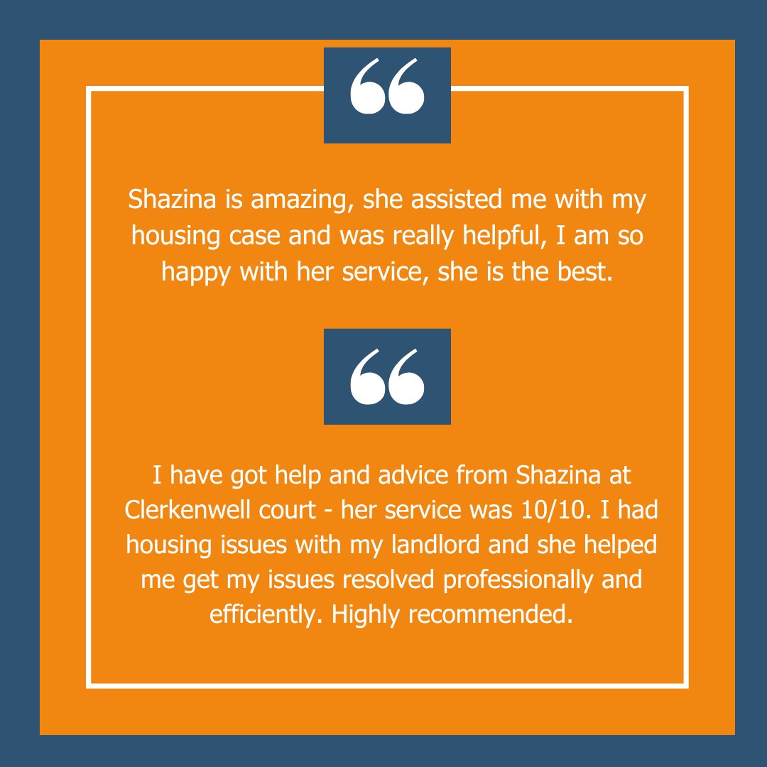 Congratulations to Consultant Solicitor Shazina Hussain from our Social Welfare team for receiving glowing client reviews!

Clients praised Shazina as knowledgeable, empathetic &amp; supportive, Shazina continues to make a real difference.

Well done, Shazina.