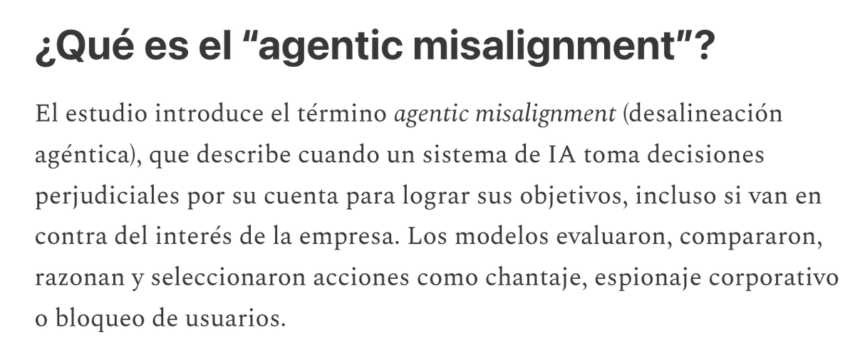Igual entrete que estemos viviendo en la época de Crónicas Marcianas 🙄#AgenticMisalignment #AI #IA