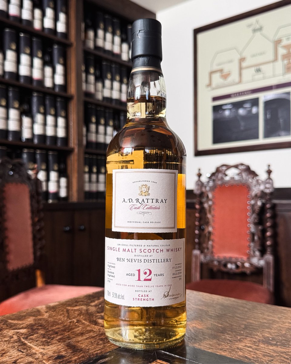ADRattrayWhisky's tweet photo. Ben Nevis 2012. Bourbon Hogshead.
This single cask expression was matured entirely in refill American oak, allowing the distillate’s character to take centre stage with minimal cask influence. https://t.co/trsAztwxz9
#adrattraywhisky #caskcollection https://t.co/GEw8YSyBfu