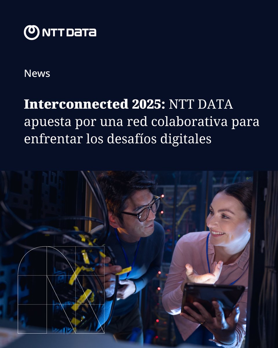 ¿Cómo enfrentamos los desafíos digitales del futuro? En colaboración.
En #InterconnectedChile2025, líderes y expertos analizan cómo la tecnología está transformando industrias.
🔗 bit.ly/46hDBqF

#NTTDATAChile