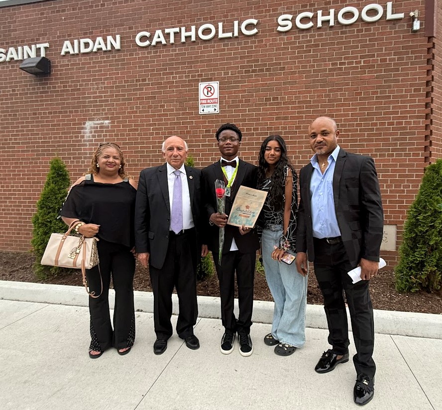 Aris_Babikian's tweet image. It was great joy to attend the graduating class of 2025 at St. Aidan Catholic School.

The graduating class have grown not only academically, but spiritually and socially, guided by the values of faith, integrity, perseverance, and community.

I encourage them to continue being…