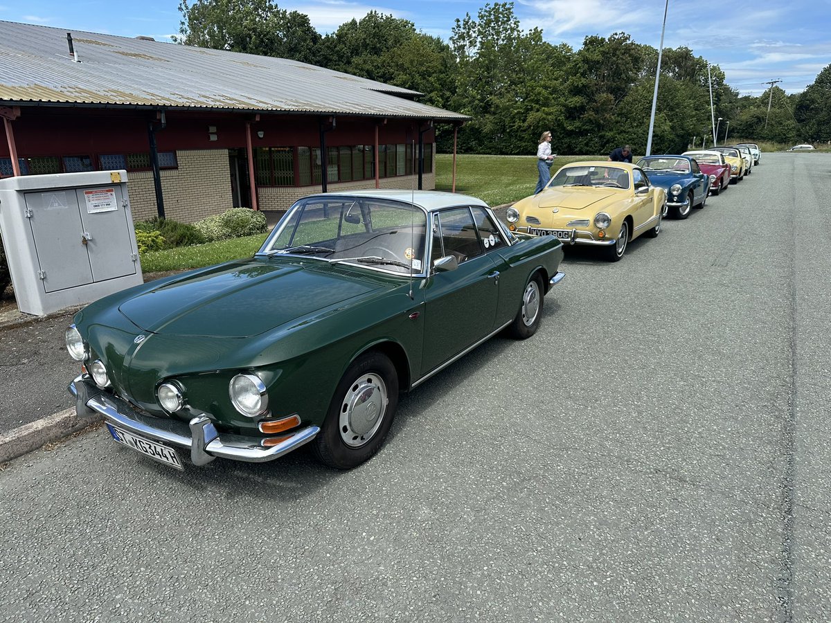 elecclassiccars's tweet image. Lovely to welcome the @kgocgb for a tour of the factory today. So many beautiful cars. 😍 #karmannghia