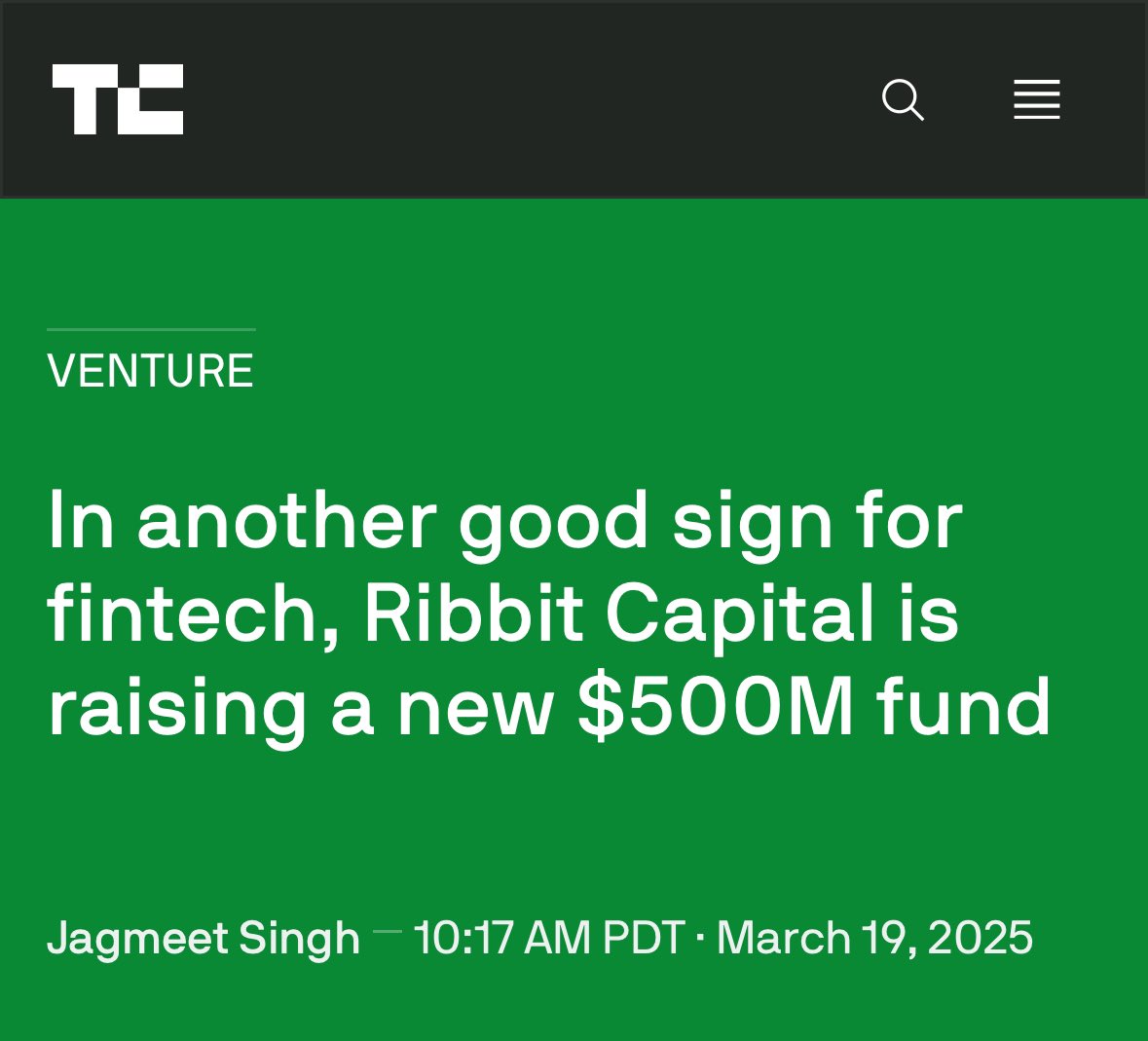 Altcoinist.com 🪖 (@altcoinist_com) on Twitter photo Micky will keep the treasury ($1.4 million so far) for the $TIBBIR community.
Unlike extractors, he doesn't need our money to develop the project.
<a href="/RibbitCapital/">Ribbit Capital</a> is well connected, everyone respects them in fintech & crypto, so they could easily raise a $500M fund for their Micky will keep the treasury ($1.4 million so far) for the $TIBBIR community.
Unlike extractors, he doesn't need our money to develop the project.
<a href="/RibbitCapital/">Ribbit Capital</a> is well connected, everyone respects them in fintech & crypto, so they could easily raise a $500M fund for their