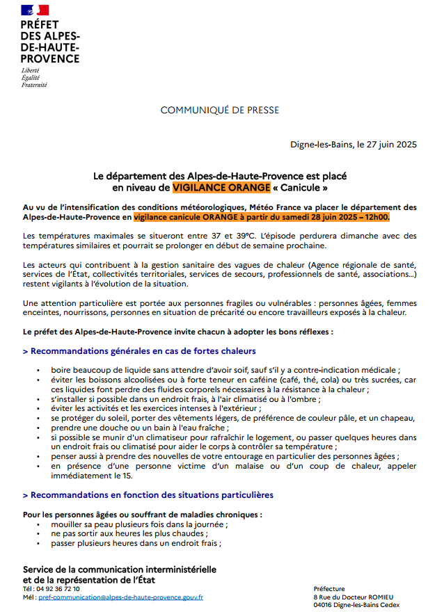 Préfet des Alpes-de-Haute-Provence tweet media