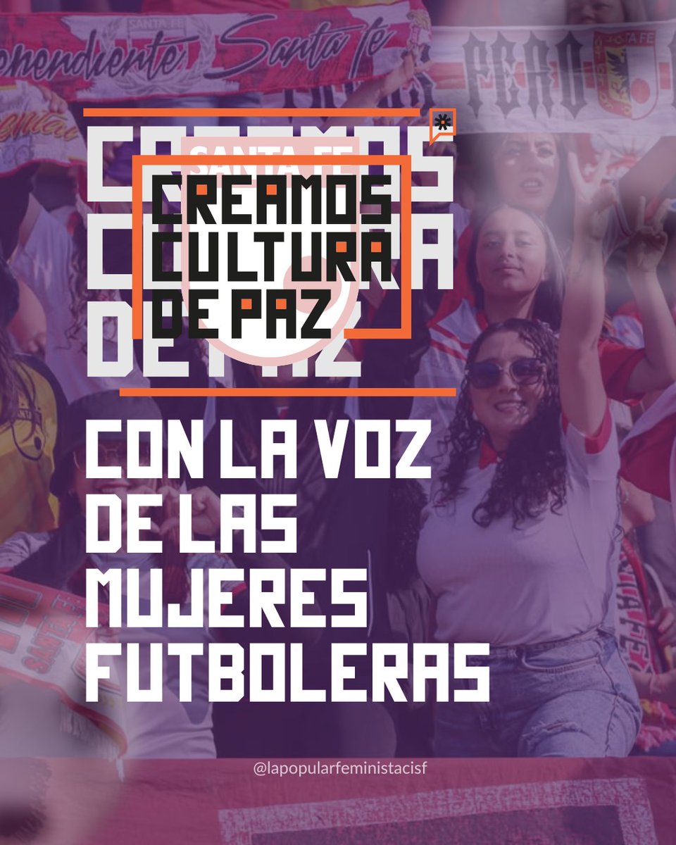 FeministasCISF's tweet photo. @SantaFe @LeonasSantaFe @mincultura @coordifutbolera #CreamosCulturaDePaz 🦁⚽💜 https://t.co/LYrWw3KlId