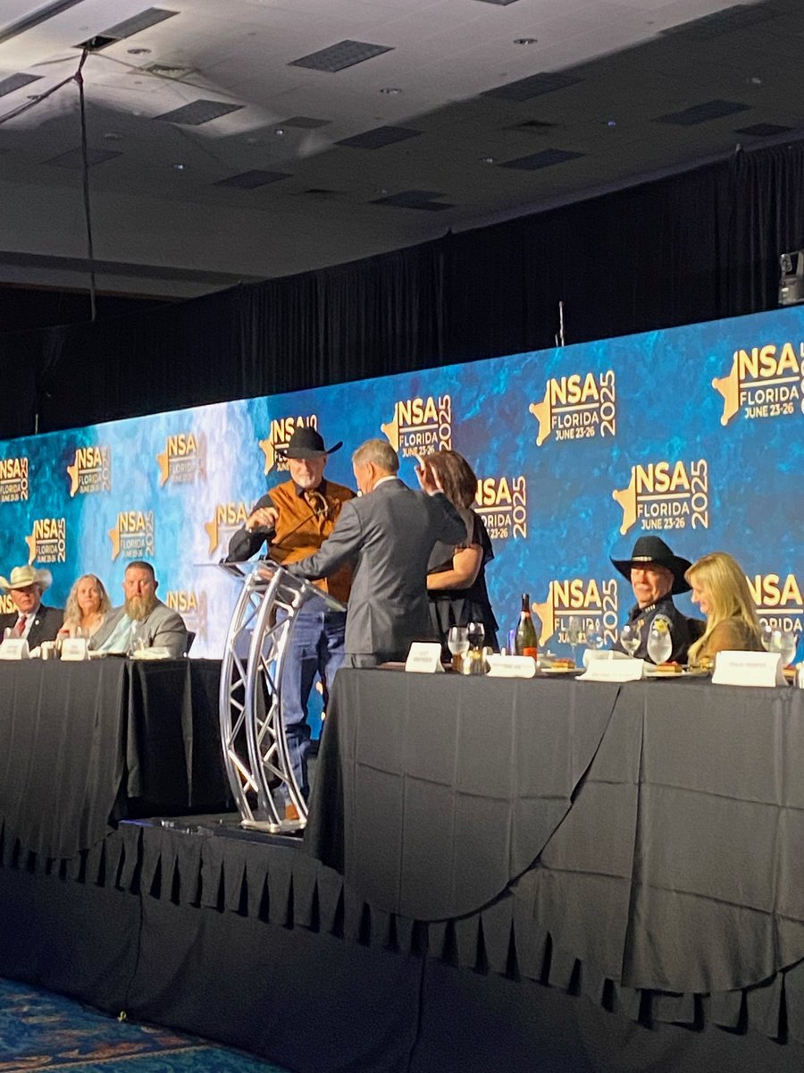 It was an honor to be with Sheriffs from all over Oklahoma and across the country as Canadian County Sheriff Chris West was sworn in as President of the National Sheriffs’ Association last night. I am proud to stand with these fine officers of the law as they fight to protect our