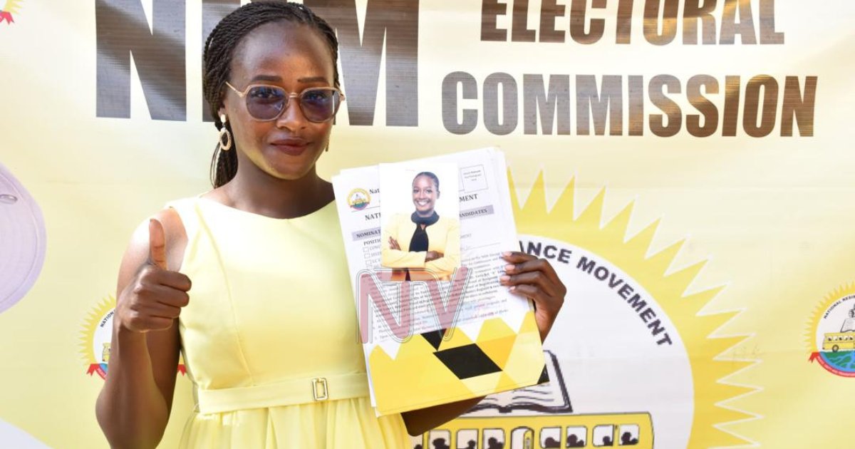 ntvuganda's tweet photo. Ms. Sandra Sarah Chebet has been nominated for National Female Youth MP. She says she intends to use the platform to champion the youth agenda and ensure that the voices of young people are heard and well-represented.
#NTVNews 

She adds that she will advocate for the empowerment of the girl child and promote the effective use of youth programs to tackle unemployment and poverty across all regions, with equity in mind.

📷 @abubakerlubowa