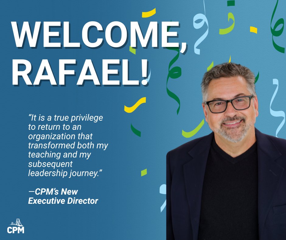 CPMmath's tweet image. “It is a true privilege to return to an organization that transformed both my teaching and my subsequent leadership journey.” CPM welcomes a new Executive Director to champion student-centered learning.

Learn more about Rafael at his LinkedIn: linkedin.com/in/rafaeldelca…