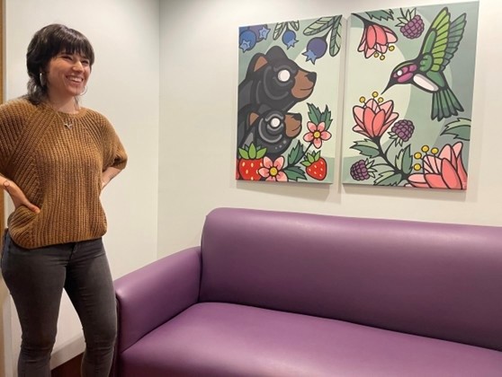 HSCFoundation's tweet image. A new renovation at @HSC_Winnipeg’s Sexual Assault and Intimate Partner Violence Program clinic features murals by Métis artist Justine Proulx and a redesigned space that brings calm and care to survivors.
Learn more: hscfoundation.mb.ca/stories/transf…
#HSCWinnipeg #HealingSpaces