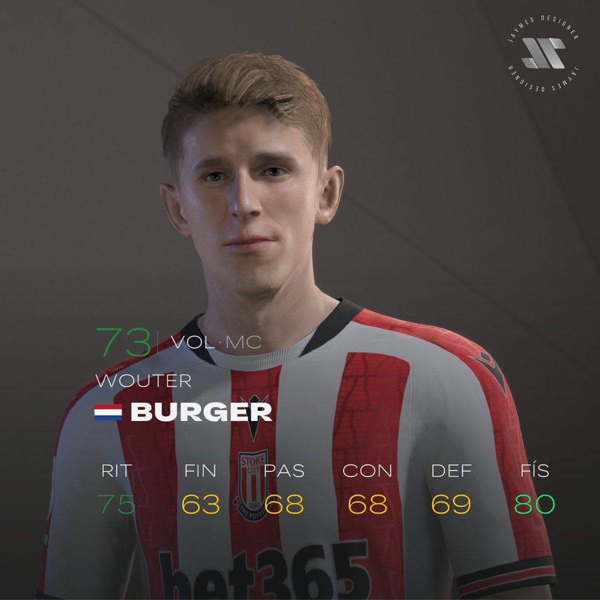 Jaymes_tf's tweet photo. ⭐️W. Burger (FC25) 🚨FREE🚨

⚙️CDM CM | 23y | POT: 79

📎LINK DOWNLOAD: https://t.co/KRSouYv3Pj

#burger #wouterburger #FC25 #FC24 ​​#CareerMode #UltimateTeam #FIFACareerMode #fc25careermode #fc25modocarrera #carrermode #eafc25 https://t.co/HJo5RWPbWL