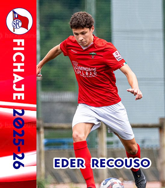 💥 ¡FICHAJE! 💥

EDER RECOUSO, que ya estuvo en las categorías inferiores de nuestro club, se incorpora a nuestras filas procedente del Deusto.

Ongi etorri!

#aupasantutxu
#santutxufc