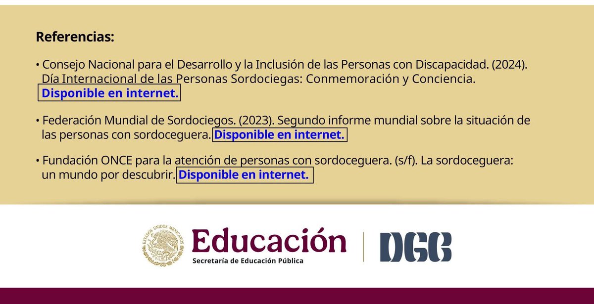 👂👁 El 27 de junio se conmemora el Día Internacional de las Personas Sordociegas. Se estima que en México hay más de 460 mil personas con esta condición.