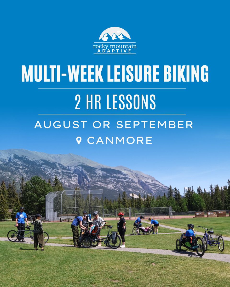 Still thinking about summer plans? We’ve got a few spots left in our summer activities!☀️😎 For more information about our adventures, visit rockymountainadaptive.com/adventures/ 

#adaptivesports #NoLimits #accessibility  #accessibilityforall
