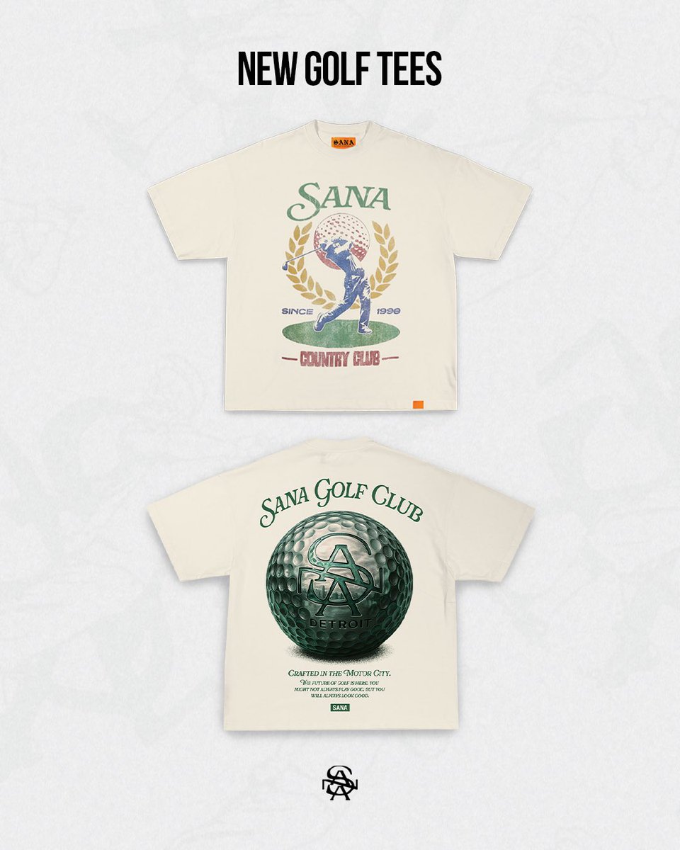 SanaDetroit's tweet image. NEW SANA GOLF TEES /// LIVE NOW

SANADETROIT.COM