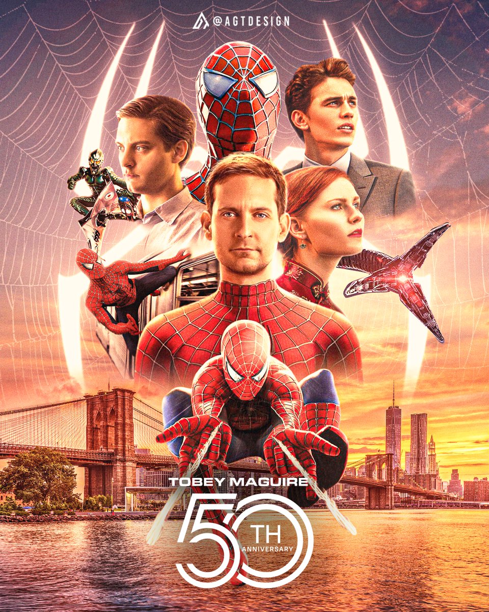 Happy Bday Legend #TobeyMaguire !
50th anniversary 👏