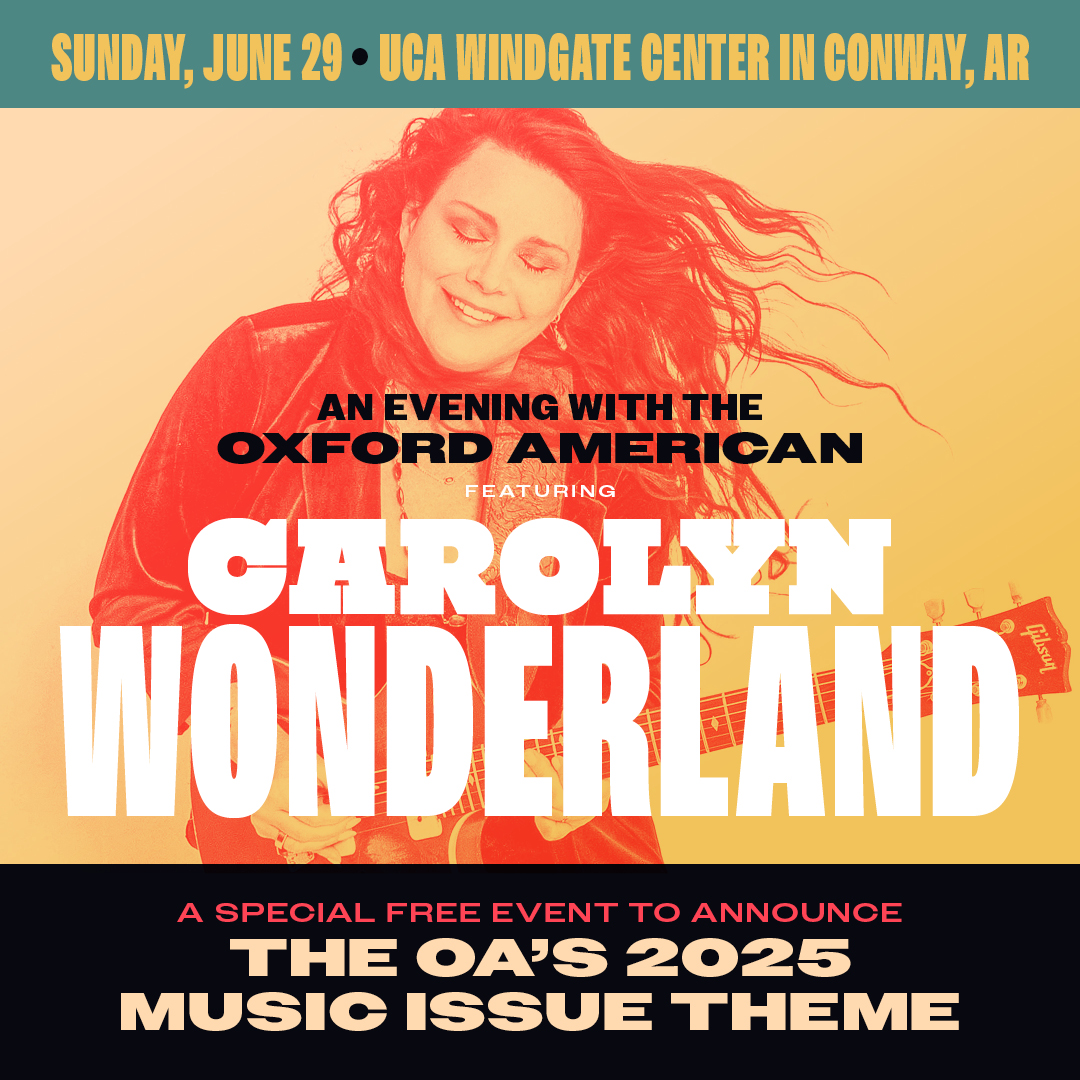 oxfordamerican's tweet image. 🎉 This Sunday! 🎶
Join Oxford American for a free live show with Carolyn Wonderland at the UCA Windgate Center in Conway—plus the first look at our 2025 Music Issue theme!
🕠 Doors at 5:30PM
🎤 Show at 6PM
🎟 Reserve: bit.ly/OA-Wonderland
Walk-ups welcome as space allows!