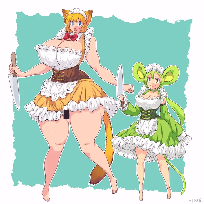 maid-Coco and maid-Mido 猫と鼠の共同戦線