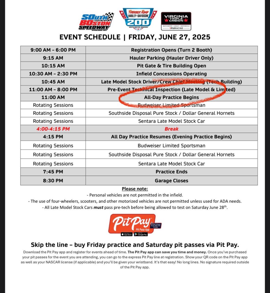 TeamKFBfan8's tweet image. See @NASCAR, even the local grassroots levels get it. #MorePractice