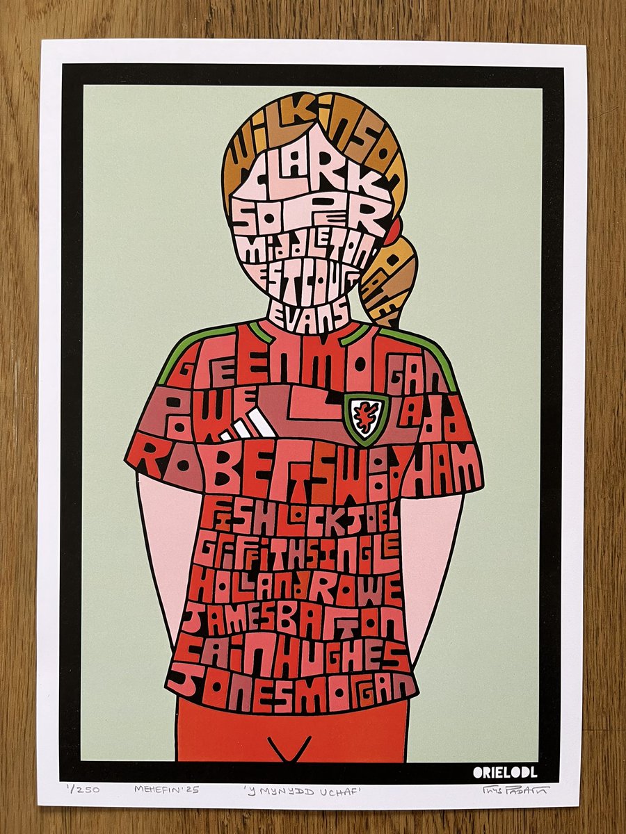 Orielodl (@rhyspadarn) on Twitter photo âY Mynydd Uchafâ
âThe Highest Mountainâ
ÂŁ17.50 (P&P am ddim / Free P&P)
Print Celf Newydd / New Art Print
Cyfyngedig i 250 copi / Limited to 250 copies
Wedi eu harwyddo a dyddio gan yr artist /
Signed and dated by the artist
Maint A4 Size
<a href="/Cymru/">Wales đ´ó §ó ˘ó ˇó Źó łó ż</a>
orielodl.com/product/y-myny⌠âY Mynydd Uchafâ
âThe Highest Mountainâ
ÂŁ17.50 (P&P am ddim / Free P&P)
Print Celf Newydd / New Art Print
Cyfyngedig i 250 copi / Limited to 250 copies
Wedi eu harwyddo a dyddio gan yr artist /
Signed and dated by the artist
Maint A4 Size
<a href="/Cymru/">Wales đ´ó §ó ˘ó ˇó Źó łó ż</a>
orielodl.com/product/y-mynyâŚ