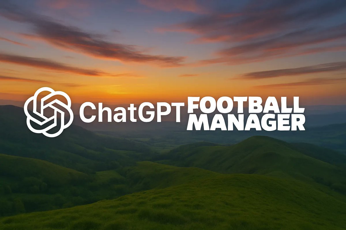 🚨 I used ChatGPT as my assistant manager on Football Manager, here's what happened 👇
