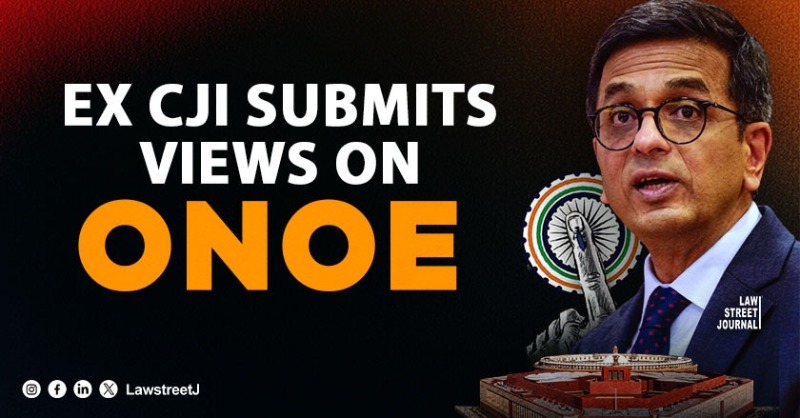 LawstreetJ's tweet photo. Ex-#CJIDYChandrachud backs #ONOE Bill, says it doesn’t violate basic structure but flags EC’s undefined powers; submits detailed note to panel.
Read full article here
@jhanaktweets #SimultaneousElections #ElectoralReforms #ElectionCommission #IndianConstitution